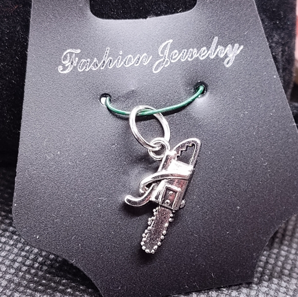 Electric Chain Saw tool Charm Pendant for Necklace  Bracelet Keychain New - Picture 3 of 5